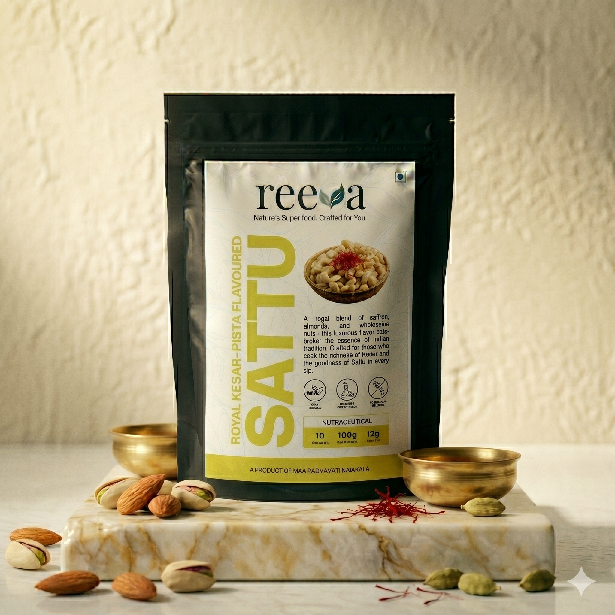 Royal Kesar-Badam Flavoured Sattu